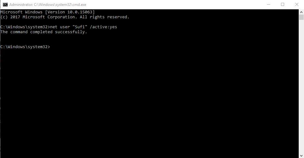 run above command in CMD
